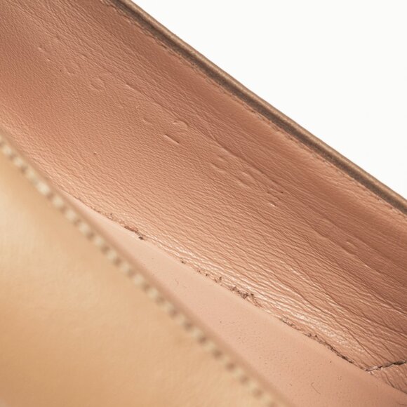 Gucci Beige Horsebit Leather Loafers - Picture 11 of 11